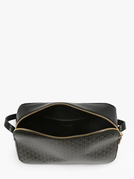 Cross Body Tas Coated Emblem Calvin klein jeans Zwart coated emblem 4F3268G ander zicht 3